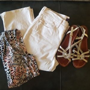 NYDJ Skinny Capris w/Lift&Tuck Tech, sz 2P